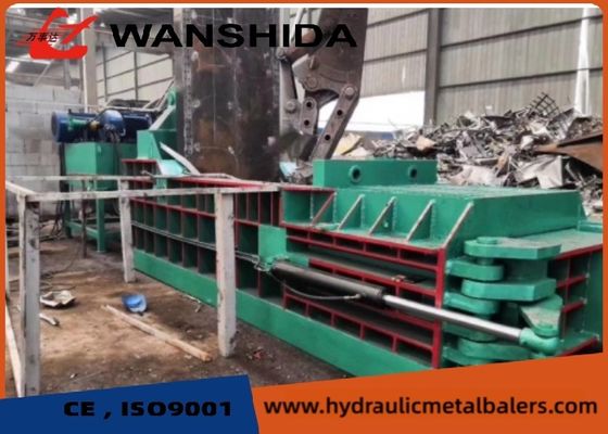 Buy Heavy Duty 250 Ton Hydraulic Scrap Metal Baler with Front-Out Bale Discharging System online manufacture