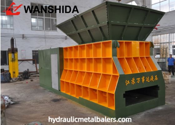 주문 4000kN 대형 유압 컨테이너 전단기, 컨테이너 스크랩 및 중량강 재활용용 1400mm 블레이드 online manufacture