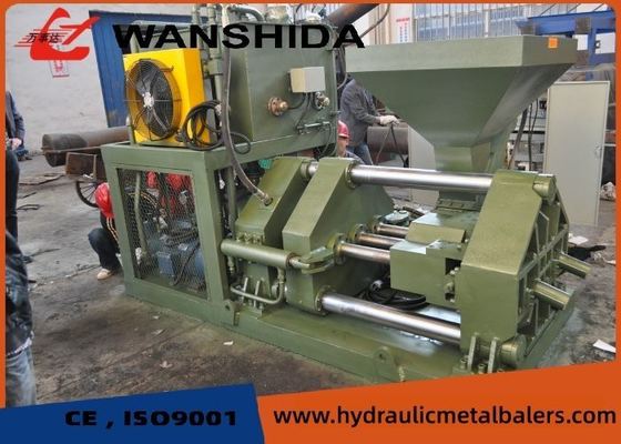 comprar Y83-315 Prensa de briqueteo de chatarra de metal de toneladas con presión nominal de 3150kN, Ø120×180 mm Briquetas de alta densidad, presión de formación de 278MPa para líneas de pretratamiento de plantas siderúrgicas online manufacture