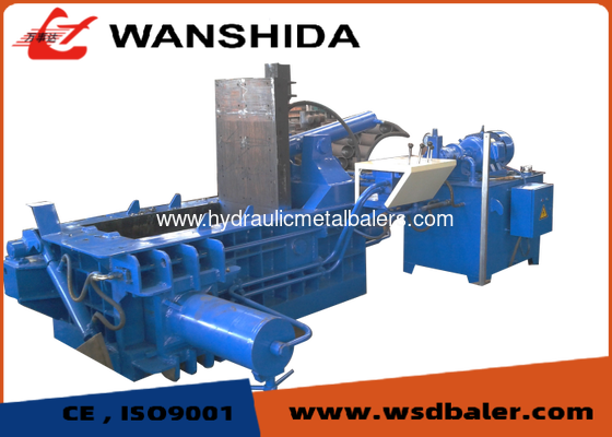 Beli 1250 kN Baler logam hidrolik dengan pembuangan turn-out dan daya 18,5KW untuk daur ulang sampah yang efisien online manufacture