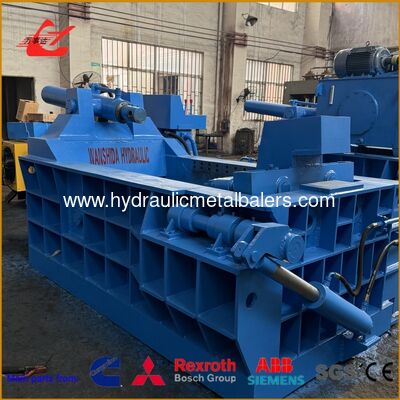 Besorgen 3,5–4,5 T/H Hydraulische Schrottpresse mit 250 Tonnen Presskraft, 500 × 500 mm Ballen und Auswurfentleerung online manufacture