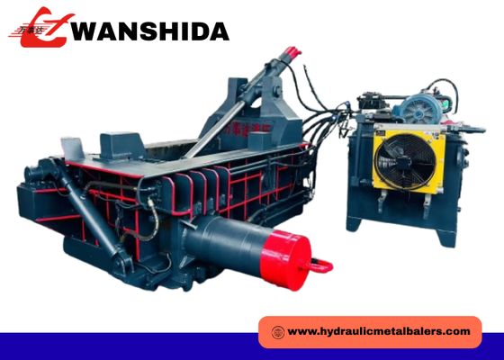 160ton Scrap Metal Baler Customzied Hydraulic 30KW Metal Scrap Cutting Machine