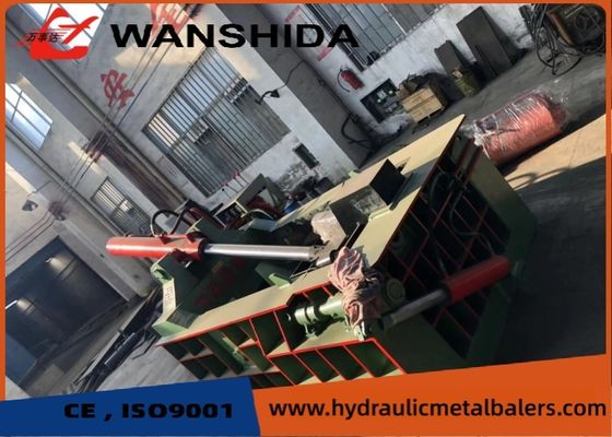 7.5kw Scrap Metal Baler Press 720mm Non Ferrous Metal Recycling Steel Cutter Machine