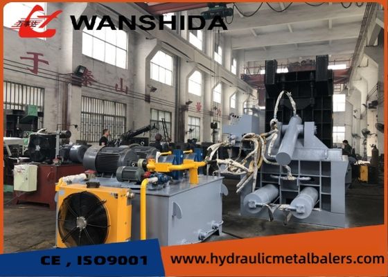 Low Maintain Cost Scrap Baler Compactor 125Ton For Ferrous Metal Refining Industry