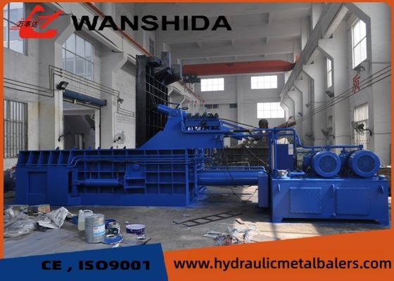 100Ton Hydraulic Metal Baler For Aluminum Scrap With 1200x600mm Chamber