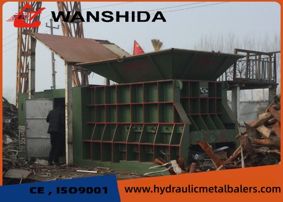 Automatic Container Shear for Large Scrap Cutting