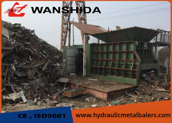 Horizontal Hydraulic Scrap Metal Shear 1400mm Baler Shear Machine For Dismantling