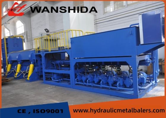 4000KN Scrap Metal Baler Shear Scrap Steel Recycling 74KW Hydraulic Metal Baler