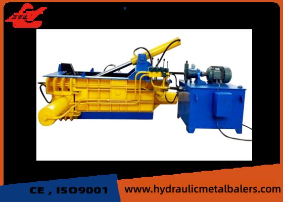 Turn Out Hydraulic Metal Baler for Efficient Scrap Compression and Automatic Bale Ejection