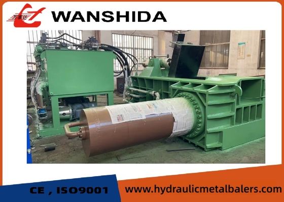 Turn Out Hydraulic Metal Baler for Efficient Scrap Compression and Automatic Bale Ejection