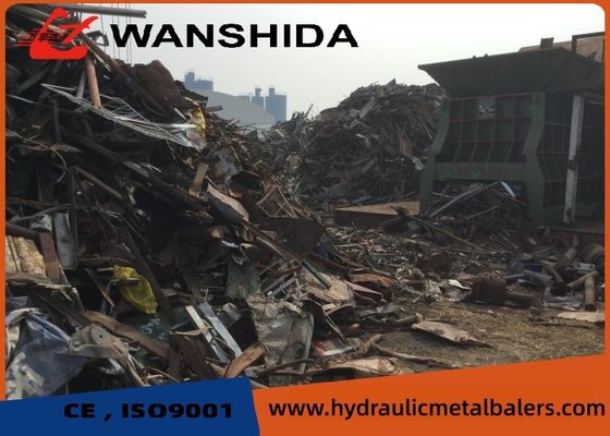 Large Horizontal Steel Cutting Shears 139kW Recycling Facilities Scrap Cutting Machine