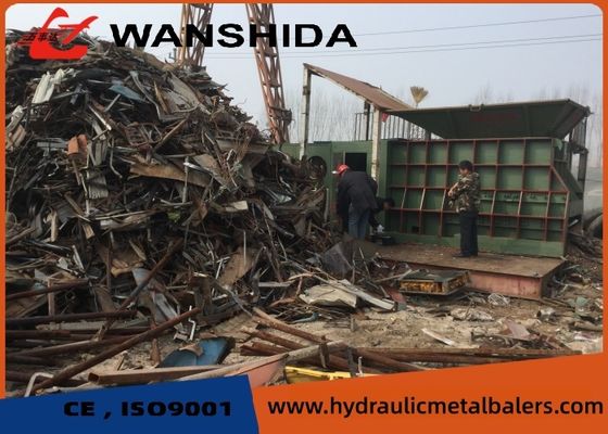 Large Horizontal Steel Cutting Shears 139kW Recycling Facilities Scrap Cutting Machine