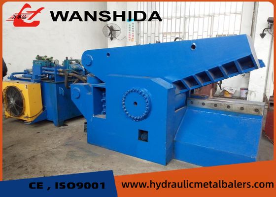 Power 18.5KW Scrap Metal Recycling Hydraulic Alligator Type Metal Shear 160t For Scrap Metal Recycling Centers