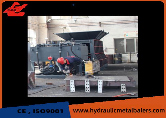 84kw Hydraulic Power Metal Shears Recycling Plants Container Shear 1400mm