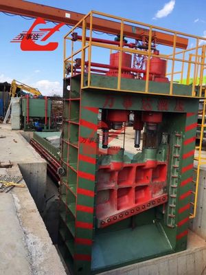Scrap Gantry Shear 800ton Cutting Force Foundry Scrap Steel Baler