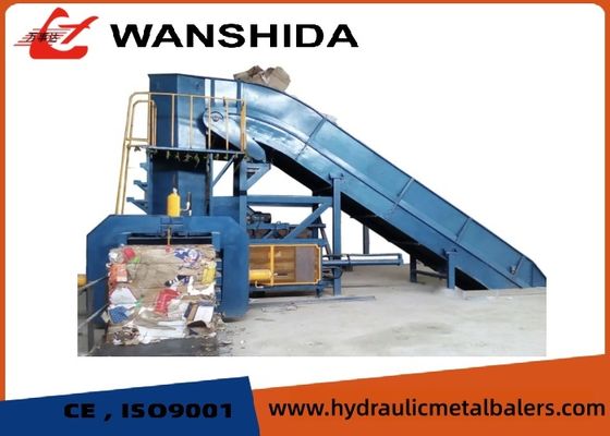 Automatic Belting Horizontal Waste Baler Waste Management Industrial Balers Compactors