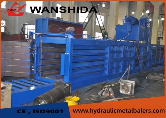 Space Saving Horizontal Strapping Machine with PLC Control For PET Bottles Recycling