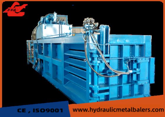 Automatic Compact Horizontal Manual Scrap Baler For Small Workshops With Minimal Electricity