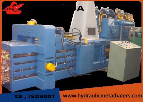 Automatic Compact Horizontal Manual Scrap Baler For Small Workshops With Minimal Electricity
