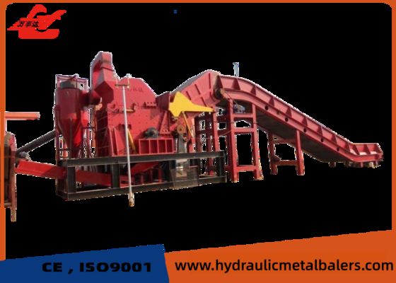 900kW 30t/H Scrap Metal Shredder Machine Mixed Metals Versatile Scrap Metal Shredder