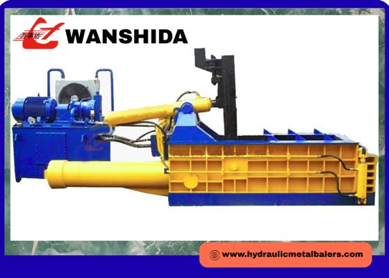 ISO9001 44kW  Aluminum Can Baler 2500 X 1400 X 900mm Scrap Yard Equipment