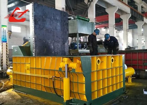30KW Turnover Hydraulic Metal Balers 400 X 400mm Scrap Metal Baler