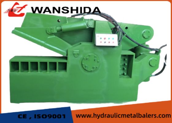 Compact Hydraulic Alligator Metal Shear 45X2kW Metal Recycling Plants Electric Metal Shears