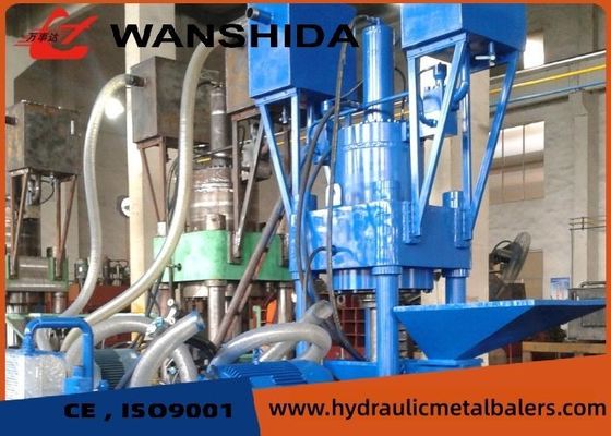 1200 - 1500kg/Hour Scrap Briquetting Press Scrap Press Machine For Scrap Recycling