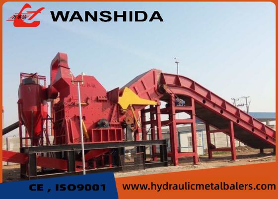 20ton/H - 25ton/H Scrap Metal Shredder Scrap Shredder Machine System 1000HP