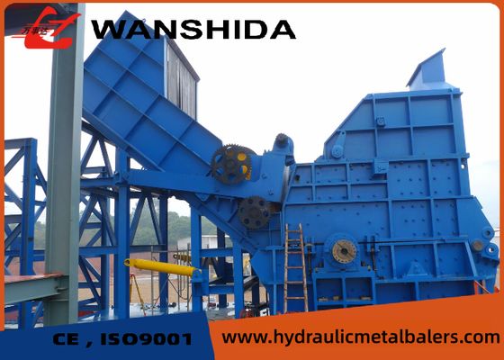 20ton/H - 25ton/H Scrap Metal Shredder Scrap Shredder Machine System 1000HP