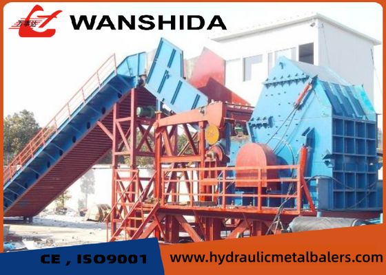 20ton/H - 25ton/H Scrap Metal Shredder Scrap Shredder Machine System 1000HP